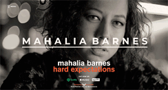 Desktop Screenshot of mahaliabarnes.com